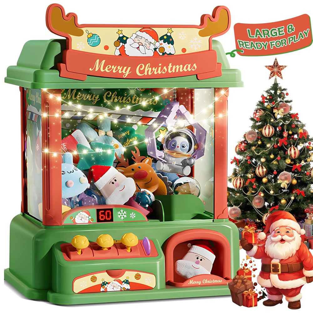 آلة مخلب عيد الميلاد للأطفال ، - مراجعة Kids Toys Vending Machine وسعره