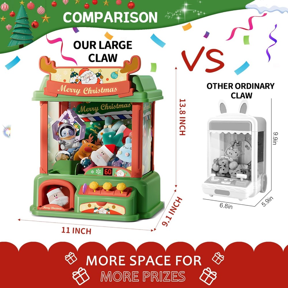 آلة مخلب عيد الميلاد للأطفال ، - مراجعة Kids Toys Vending Machine وسعره