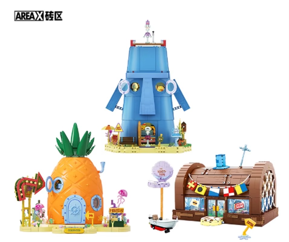 مجموعة مكعبات بناء سبونج بوب م - مراجعة Kids Toys Blocks وسعره