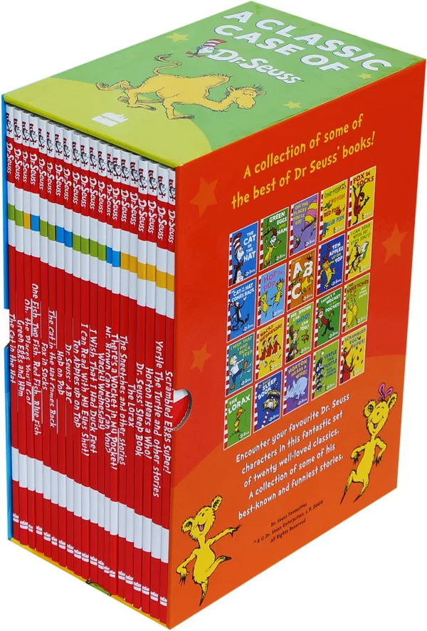 حالة كلاسيكية من dr Seuss للأط - مراجعة Kids Toys Now وسعره