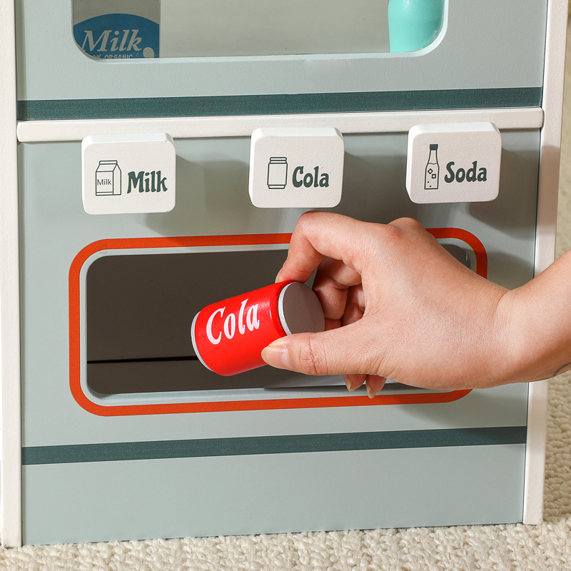 مجموعة لعب متجر البقالة الخشبي - مراجعة Kids Toys Vending Machine وسعره