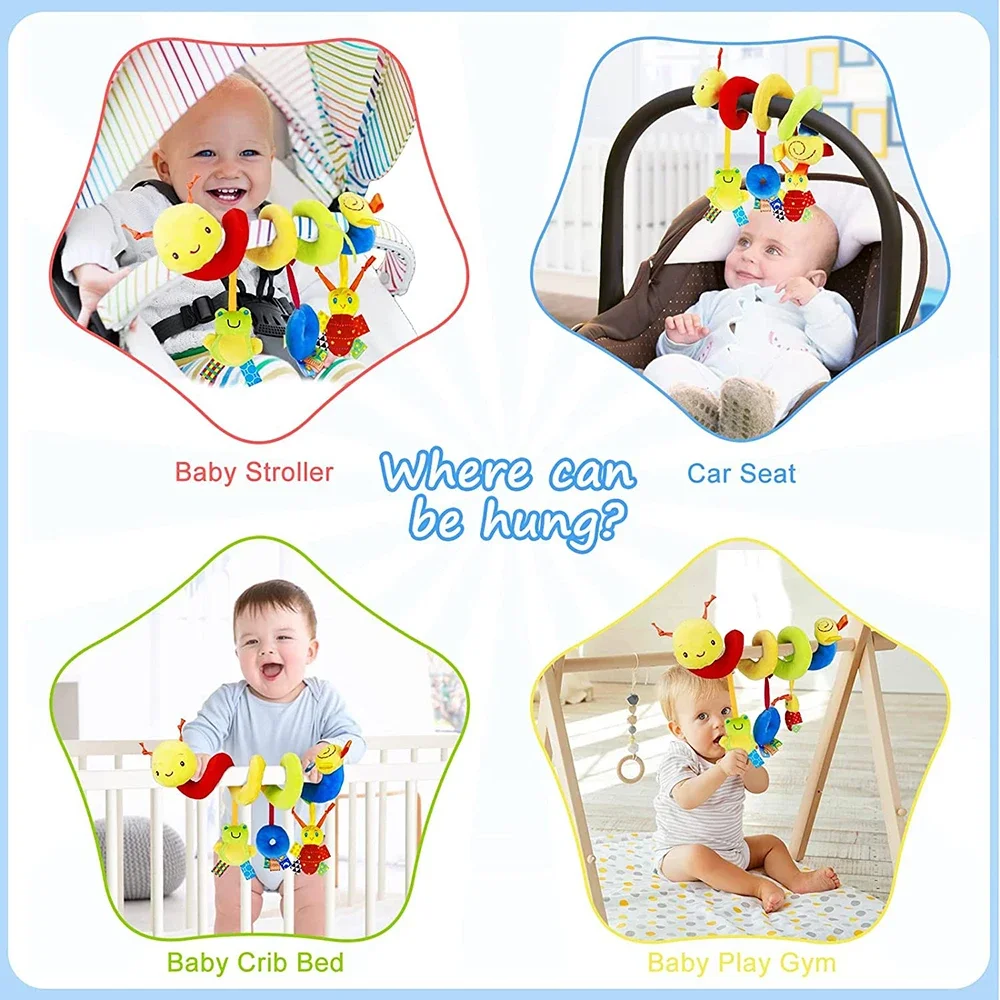 ألعاب عربة الأطفال الحلزونية ل - مراجعة Kids Toys New Born وسعره