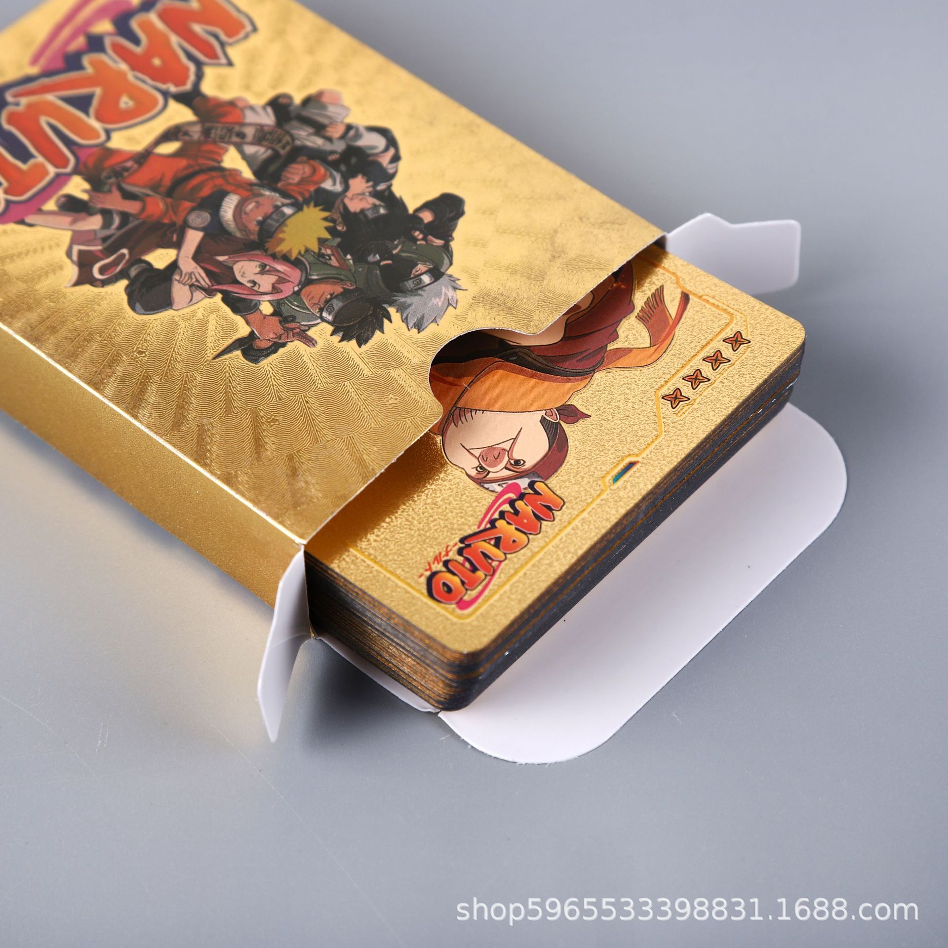 55 قطعة من بطاقات ناروتو الذهب - مراجعة Card Game Kids وسعره