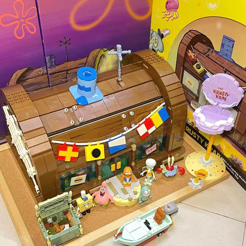 مجموعة مكعبات بناء سبونج بوب ك - مراجعة Kids Xbox Toys وسعره