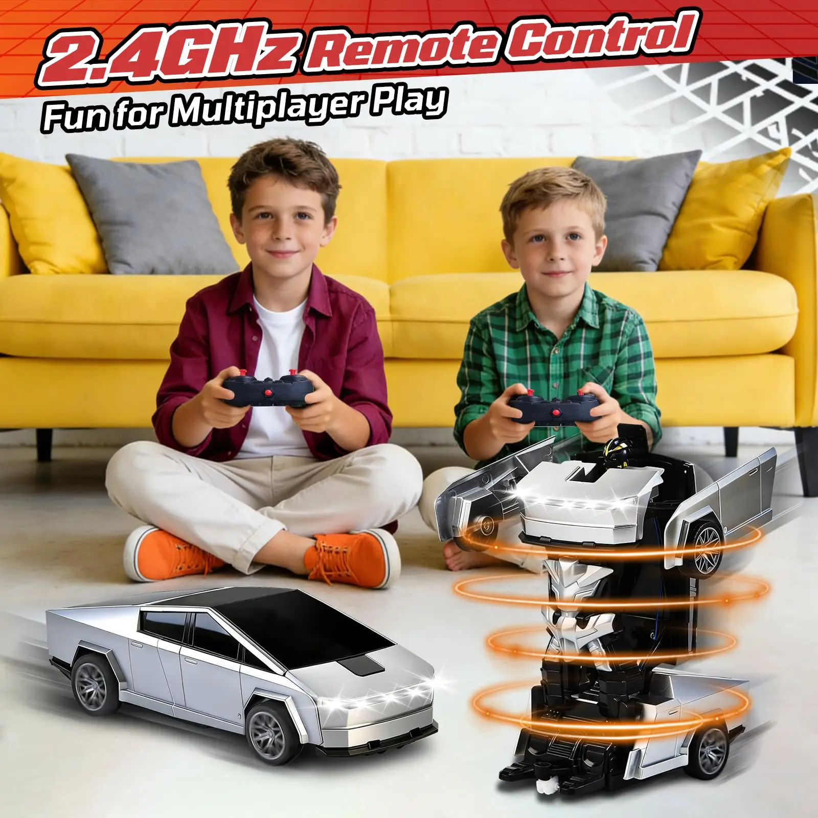 سيارة روبوت قابلة للتحول بتحكم - مراجعة Kids Xbox Toys وسعره