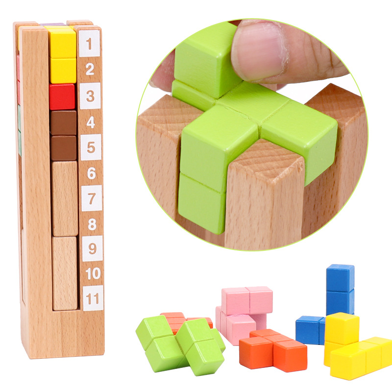 برج كتلة كتل خشبية لعبة تعليمي - مراجعة Kids Toys Now وسعره