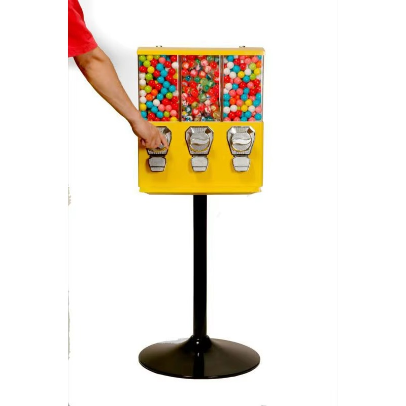 2025 مصنع الثلاثي رئيس 3 في 1  - مراجعة Kids Toys Vending Machine وسعره
