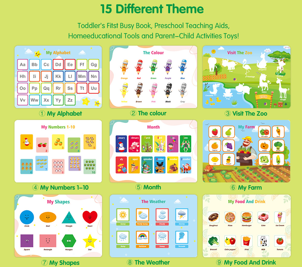 كتاب مشغول للأطفال 2-5 سنوات م - مراجعة Kids Toys Now وسعره